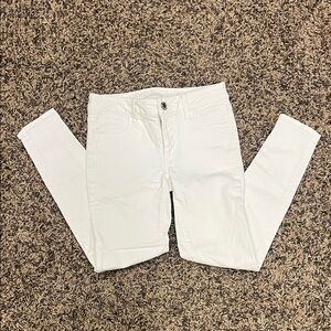 American Eagle Women's White Jeans - Size 0